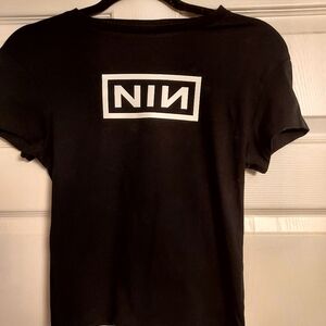 Nine inch nails shirt Nine inch nails baby tee nine inch nails nin crop top